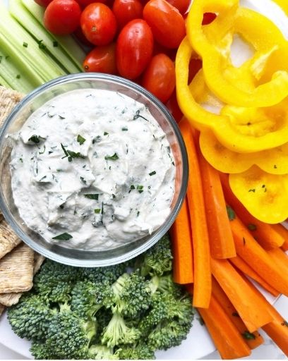 The Best Vegan Dill Dip (oil-free, whole-food plant-based) - Plant ...